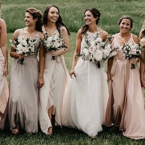 Blush Bridesmaids Dress